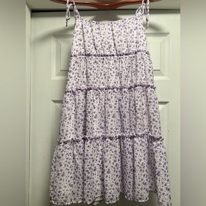 Purple floral Altar’d state mini dress